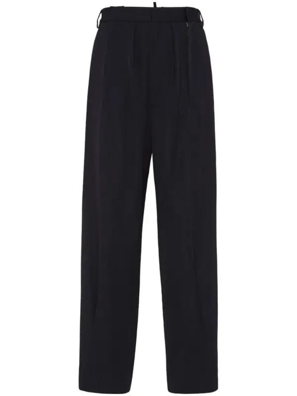 Dsquared2 Virgin Wool Straight-Leg Trousers